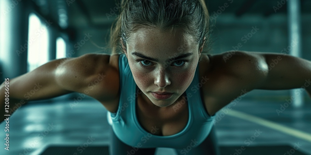 Fitness Advertisement: A Woman's Journey