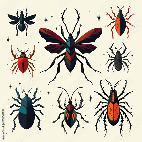 a set of insects