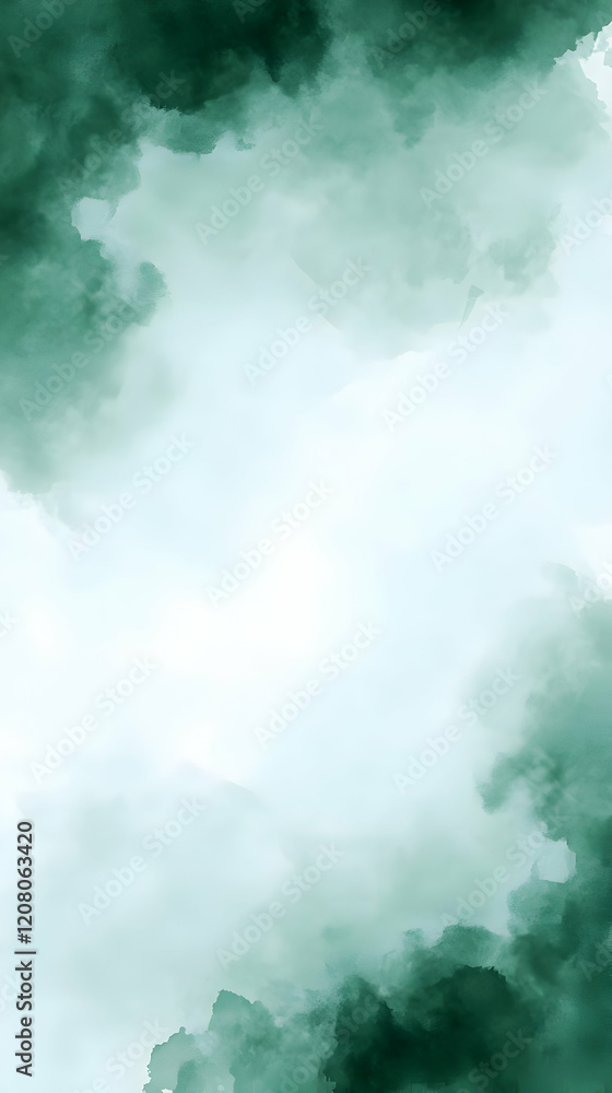 Abstract Green Watercolor Background Abstract Green Watercolor Background