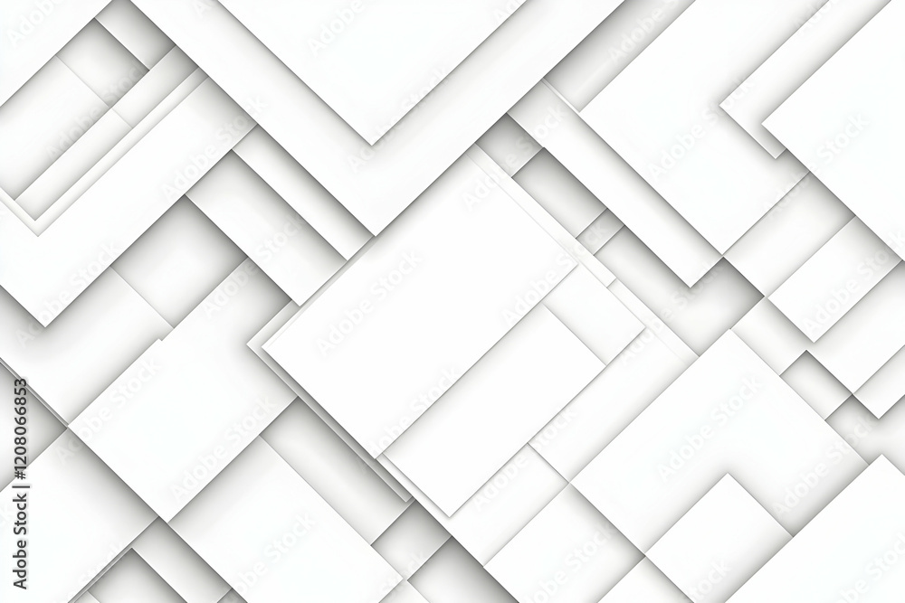 Abstract White Geometric Background Illustration Abstract White Geometric Background Illustration