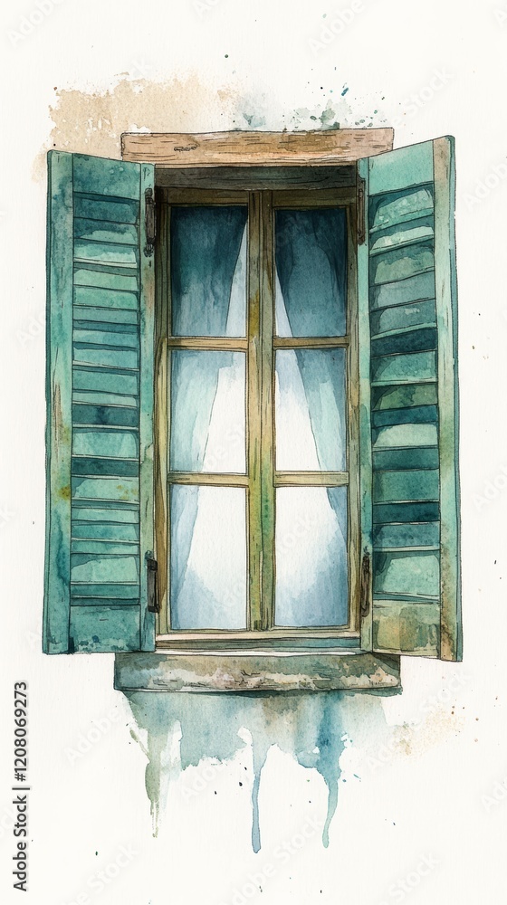 Obraz premium The Shuttered Window, Avoidant Personality Disorder