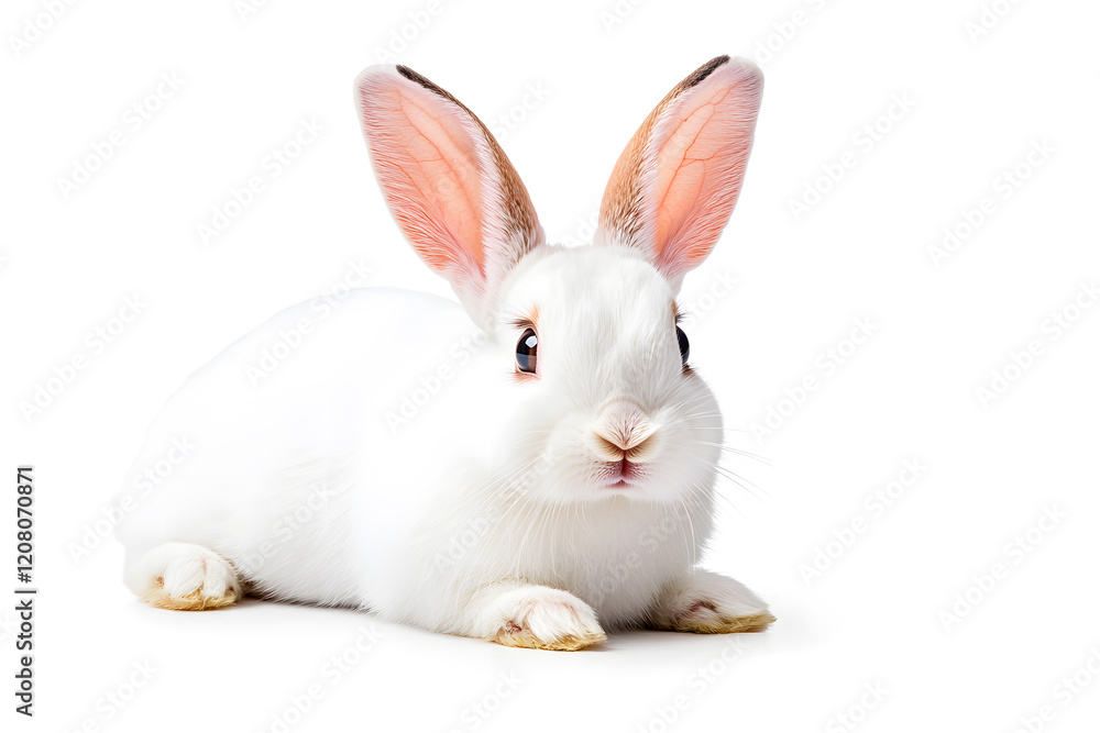 Easter bunny rabbit isolated on white background Easter bunny rabbit isolated on white background