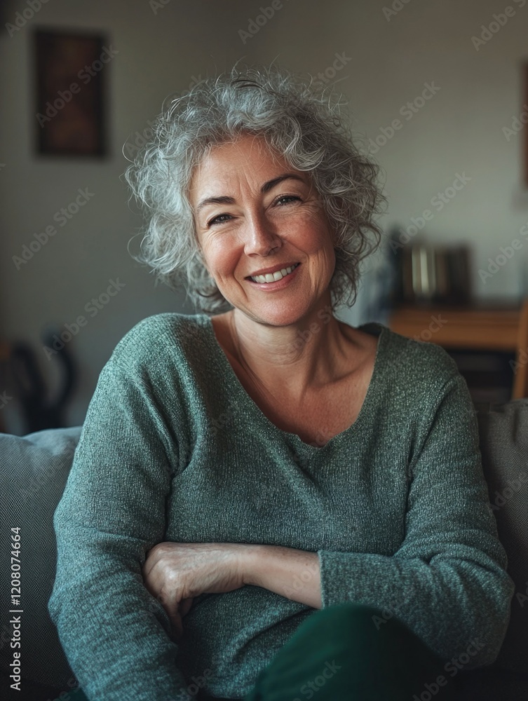 Elderly Woman with Smile Elderly Woman with Smile