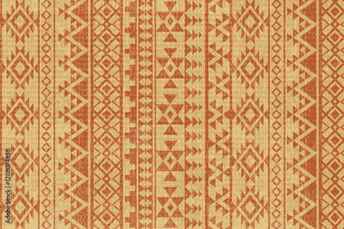 Kilim and Navajo Carpet modern Pattern with trending colors in high resolution