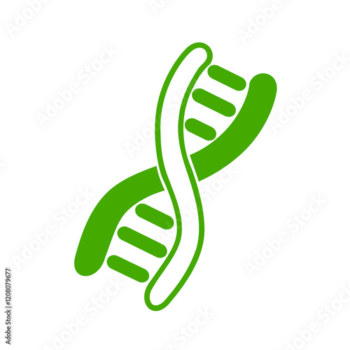 DNA design in medical, DNA scientific with Details, DNA sign molecules helix, Medical Science, Graphic geometric, Genetically modified. DNA icons outline set. Laboratory studies of cell structure