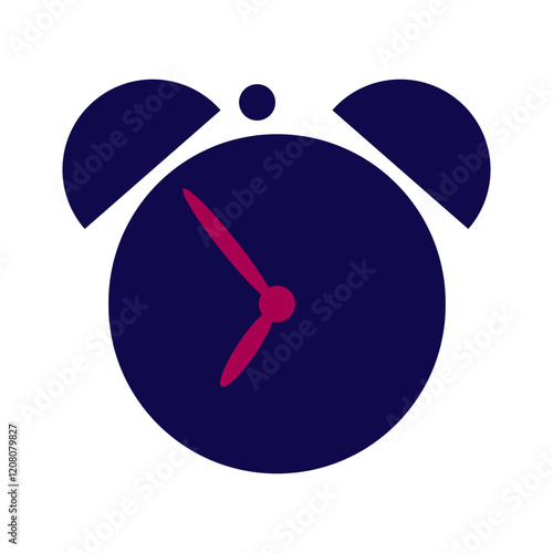 Clock icon in trendy flat style isolated on background. Clock icon page symbol for your web site design Clock icon logo, app, UI. Clock icon Vector illustration