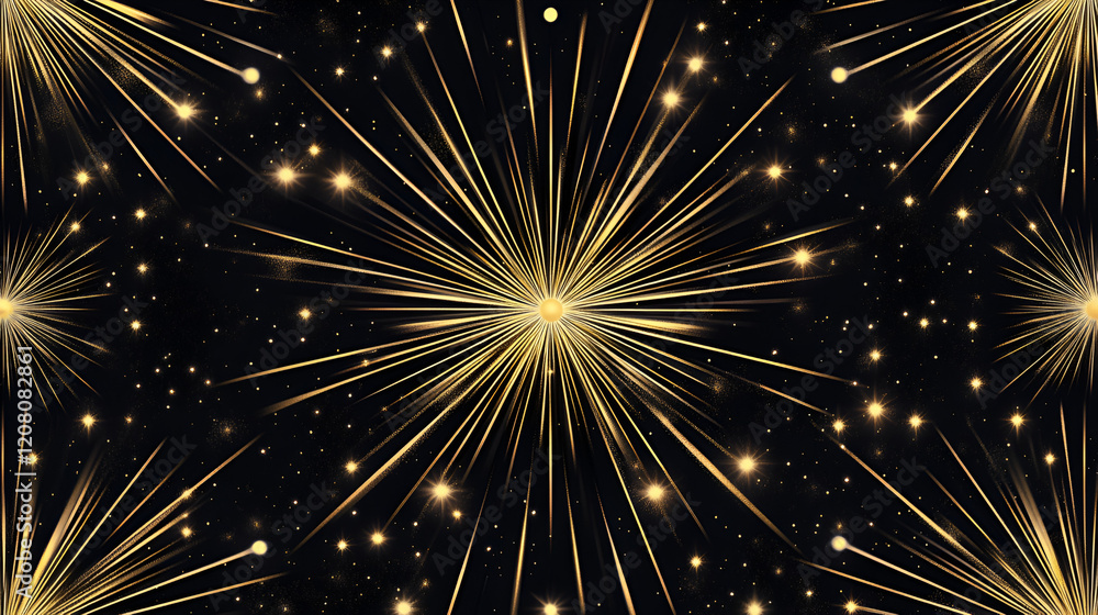 Fototapeta premium abstract background with stars AI generative 