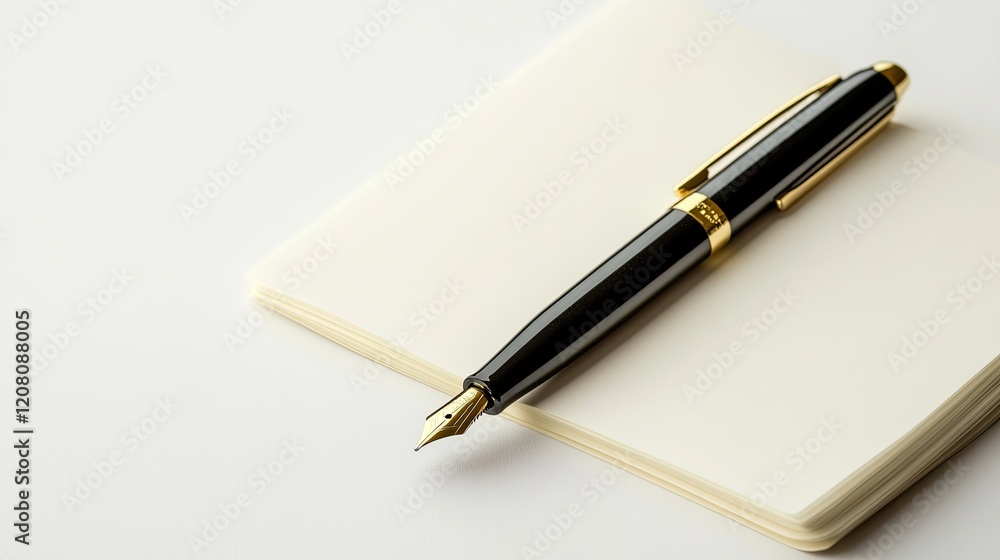 A medical prescription pad and pen on a light background, space for text A medical prescription pad and pen on a light background, space for text