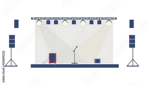 Simple Stage Setup for Small Events and Performances