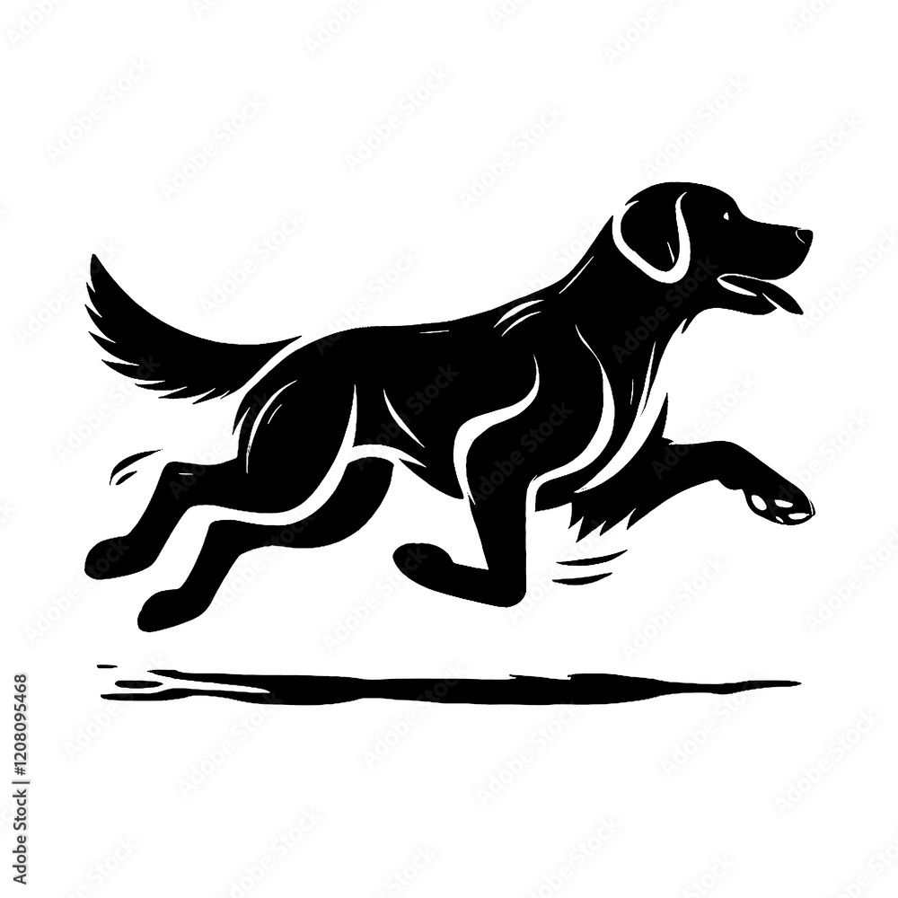 Fototapeta premium cat black and white vector, illustration, image, icon, wallpaper, art, design, graphic