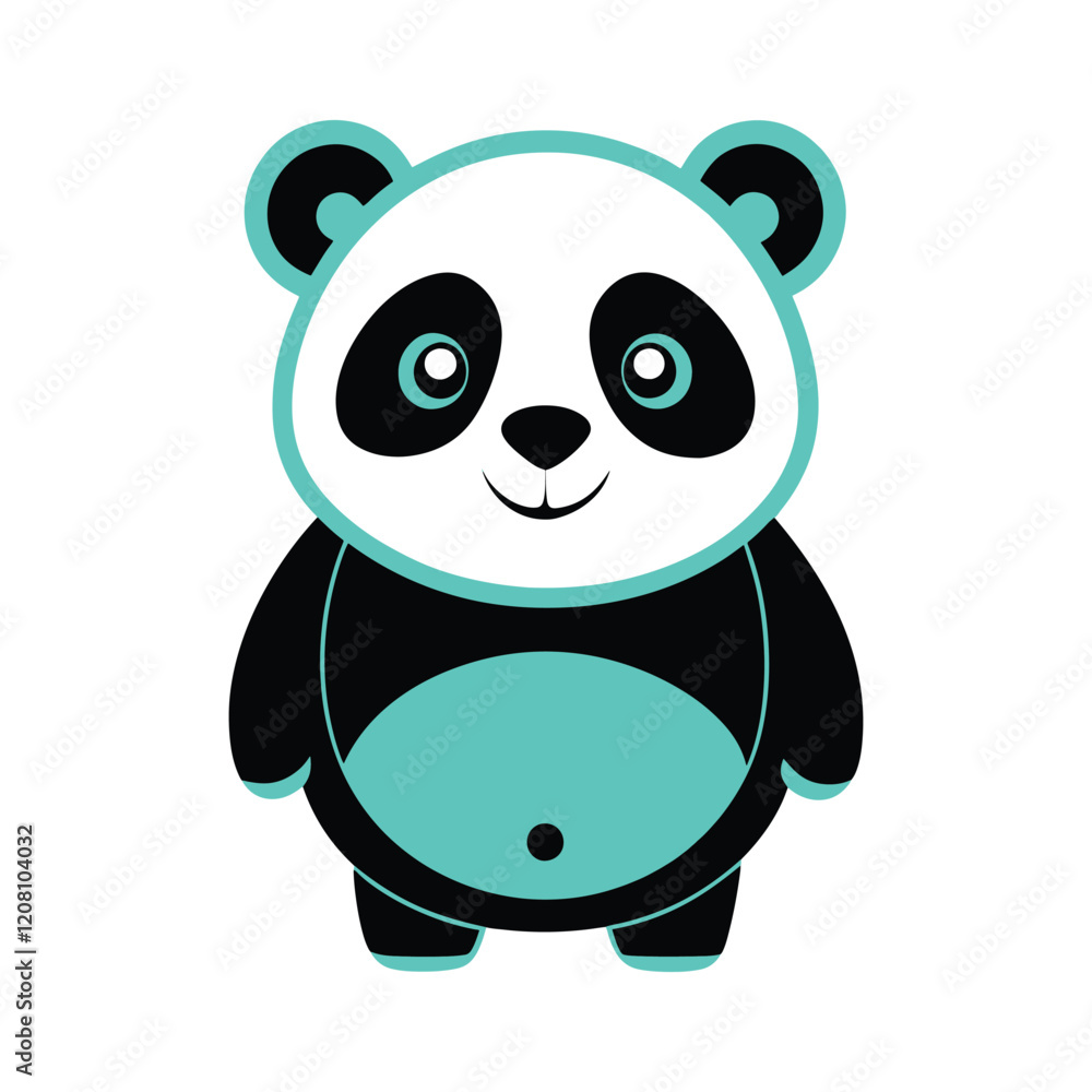 Naklejka premium panda- (2).eps