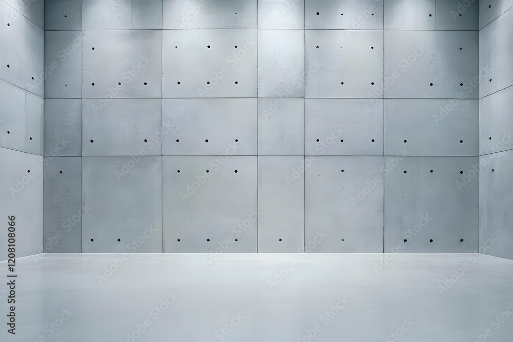 Modern Concrete Room Background Illustration Modern Concrete Room Background Illustration