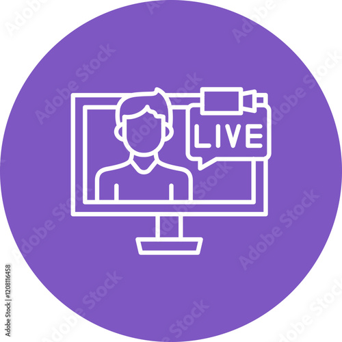 Live Stream Icon