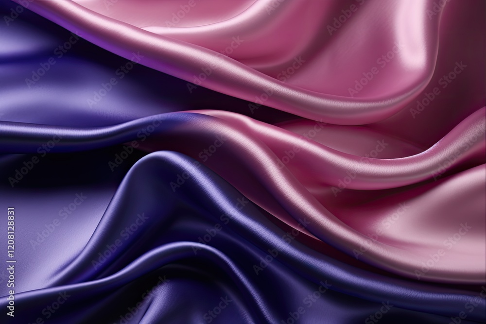 High-End Luxury: Dark Blue-Purple-Pink Satin Background with a Sophisticated and Glamorous Look High-End Luxury: Dark Blue-Purple-Pink Satin Background with a Sophisticated and Glamorous Look