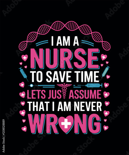 Nursing T-shirt Design