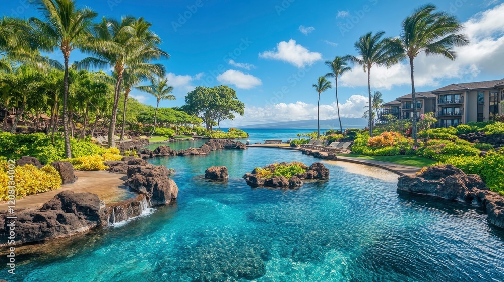 Fototapeta premium Breathtaking views of Hawaii's beautiful scenery, fantastic wild nature
