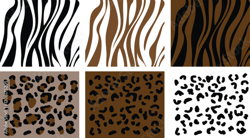 seamless animal skin print pattern background deisgn