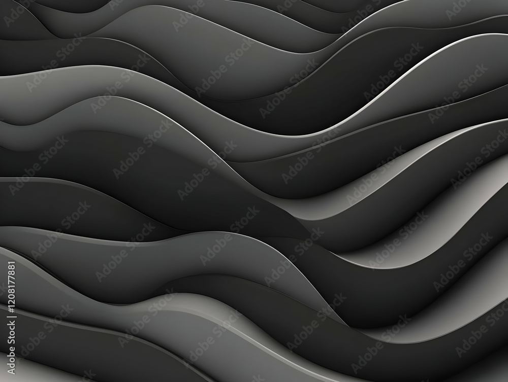 Obraz premium Abstract 3D Wave Background