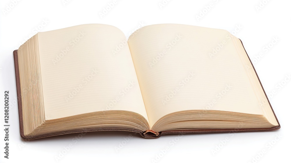 Open blank notebook on a wooden desk ready for notes ideas or sketches with a clean minimalistic workspace for creativity and planning Open blank notebook on a wooden desk ready for notes ideas or sketches with a clean minimalistic workspace for creativity and planning