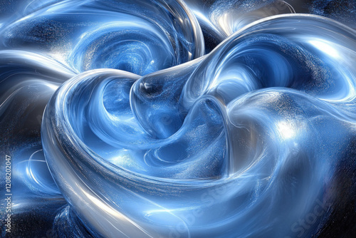 Blue Gray Abstract Background