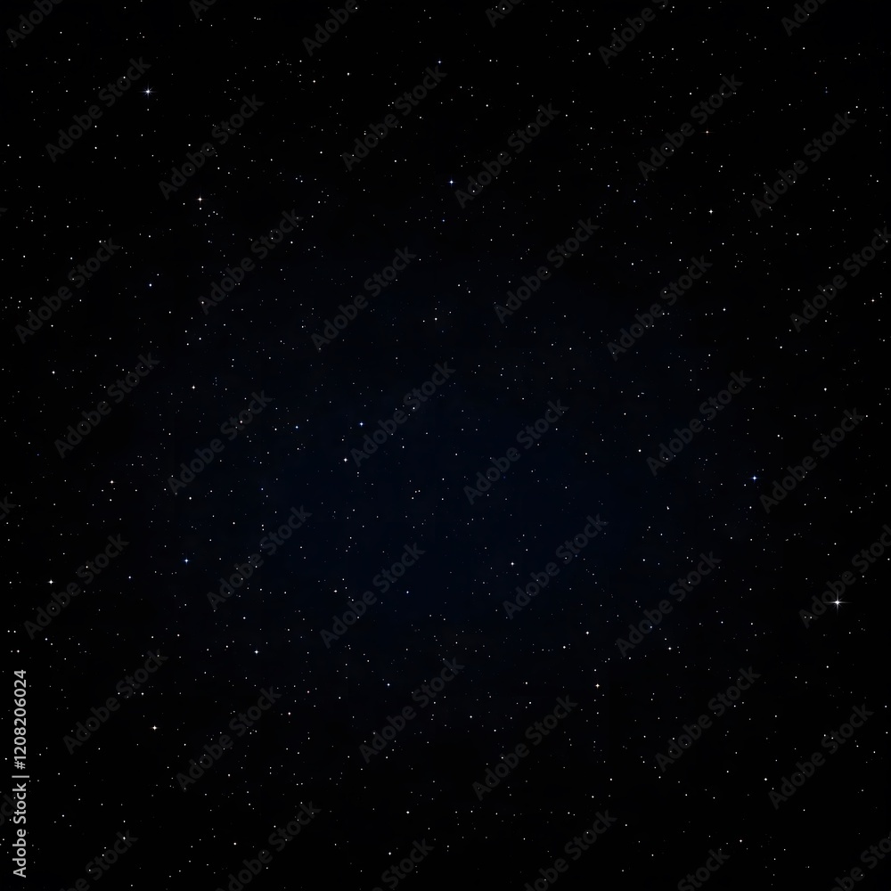 Fototapeta premium Starry Night Sky for Ramadan Peace