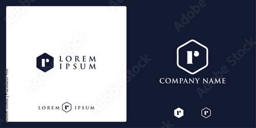 unique r letter Logo and icon classic and modern style