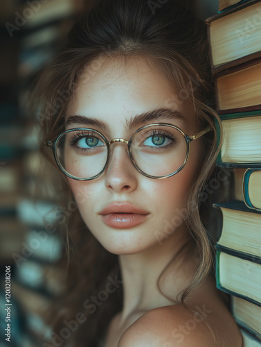 Young Teacher Isolated