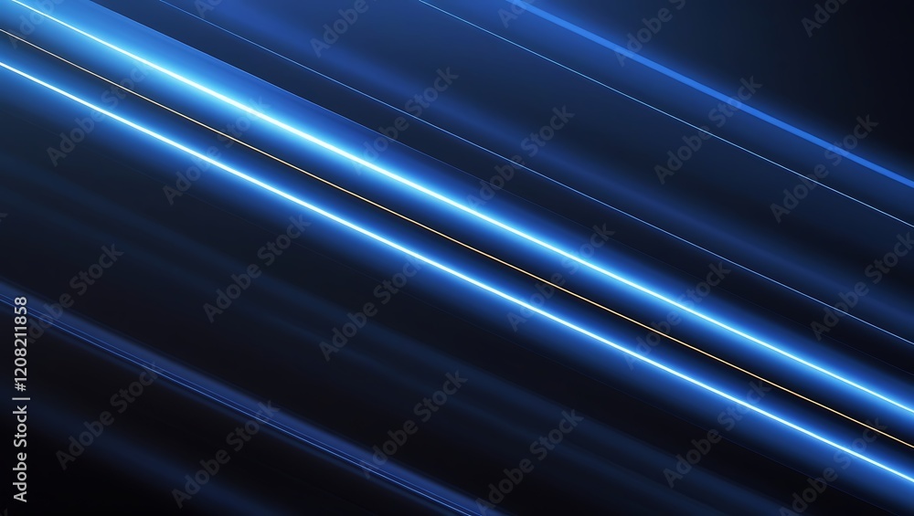 Abstract blue background with lines. Generative Ai. Abstract blue background with lines. Generative Ai.