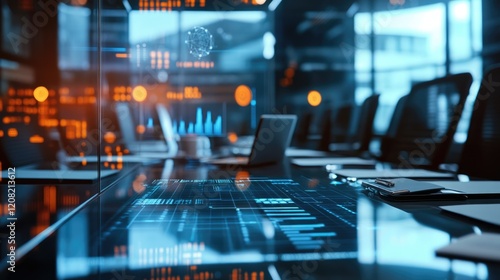 Scientific and science tools on a meeting table representing the role of scientific advisory boards in business strategy and innovation in industry at top level of management background