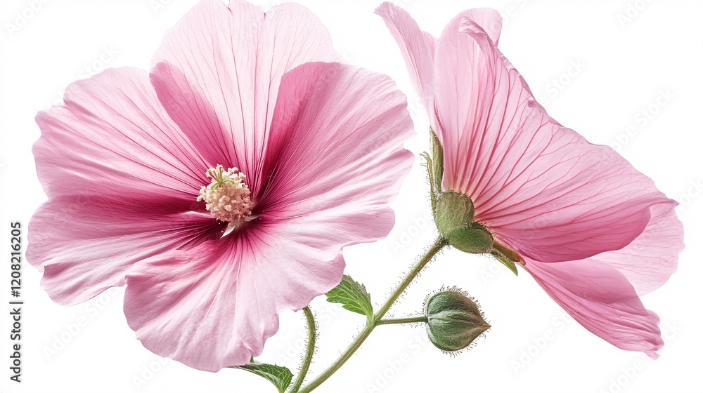 Delicate pink flowers with intricate petals displaying soft hues and inviting charm. Delicate pink flowers with intricate petals displaying soft hues and inviting charm.