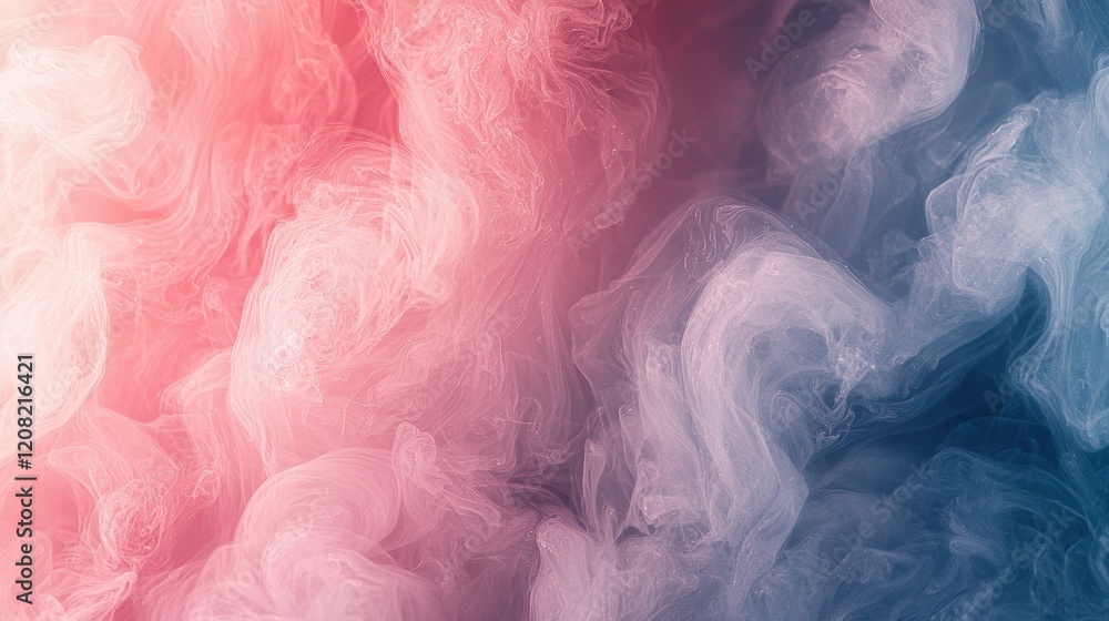 Abstract swirling paint, coral-teal, dark background, design element Abstract swirling paint, coral-teal, dark background, design element