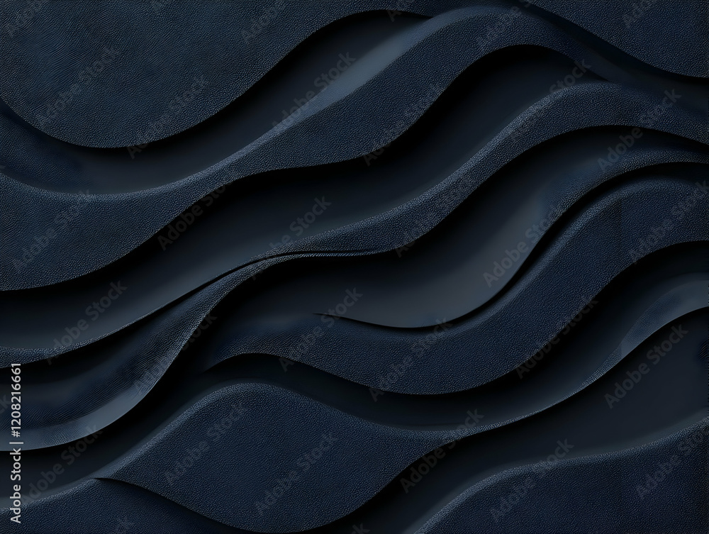 Dark Blue Abstract 3D Background Dark Blue Abstract 3D Background