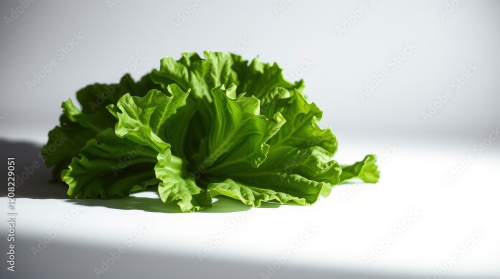 Fresh Lettuce: A Lush, Minimalist Still Life Fresh Lettuce: A Lush, Minimalist Still Life