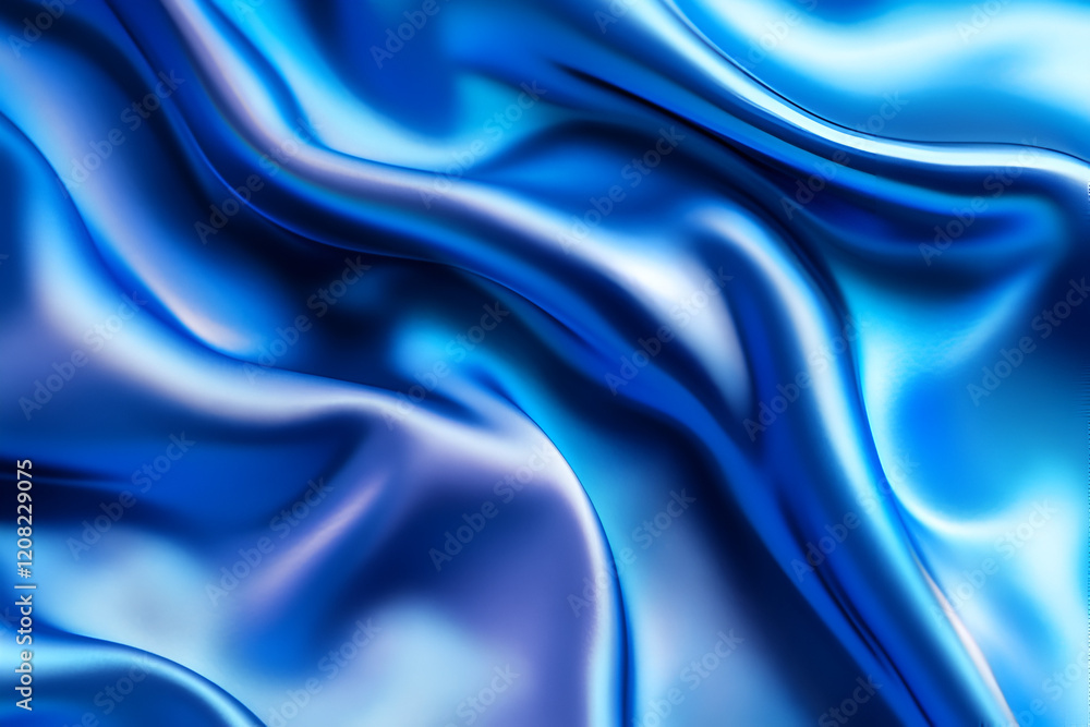 Electric Blue Silk: A mesmerizing abstract background of rich, electric blue silk, undulating in soft, elegant folds. Its smooth, luminous surface evokes a sense of luxury and sophistication. Electric Blue Silk: A mesmerizing abstract background of rich, electric blue silk, undulating in soft, elegant folds. Its smooth, luminous surface evokes a sense of luxury and sophistication.