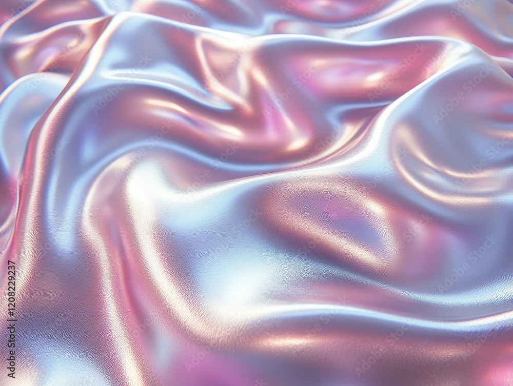 Obraz premium Close Up of Delicate Pink and White Fabric Showcasing Intricate Textures and Patterns that Evoke a Sense of Elegance and Softness Perfect for Fashion or Home Decor Inspirations