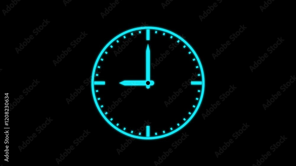 Clock Counting Down 24 Hour Day Fast Speed. Clock with moving arrows. Time lapse 2d clock animated. first spinning clocks hand Clock Counting Down 24 Hour Day Fast Speed. Clock with moving arrows. Time lapse 2d clock animated. first spinning clocks hand