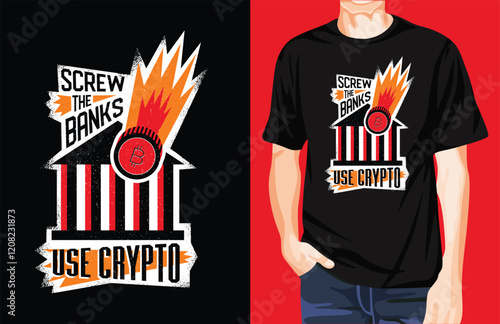 Use Crypto t-shirt design unique idea
