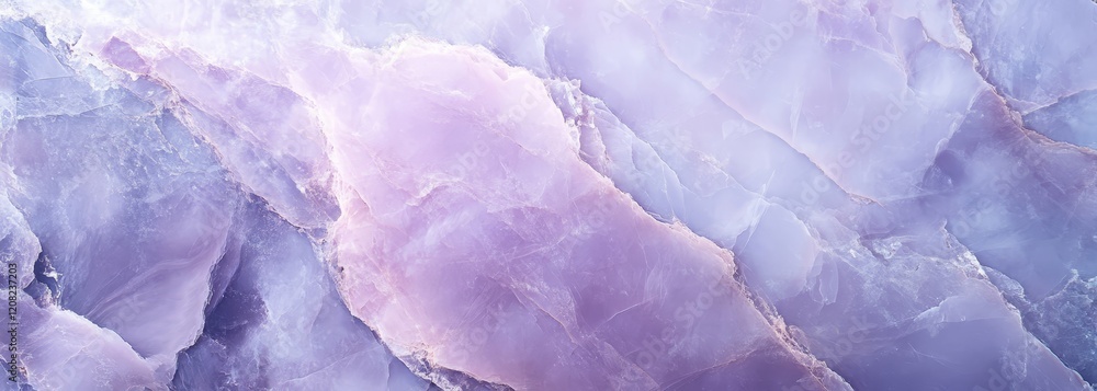 Obraz premium Ethereal lavender marble with dreamy hazy veins. Very wide background