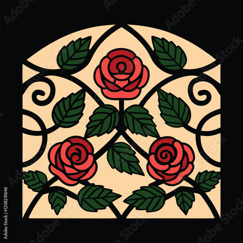 Ornate Vector Design for Decorative Use