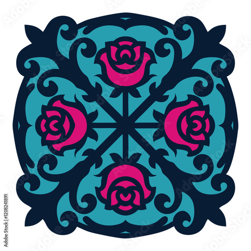 Ornate Vector Design for Decorative Use