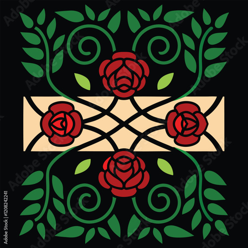 Ornate Vector Design for Decorative Use