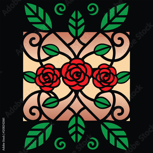 Ornate Vector Design for Decorative Use