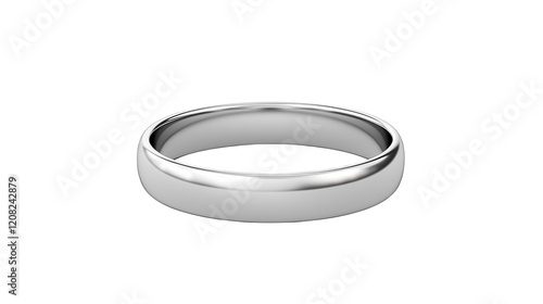 Classic Wedding Band Elegant Platinum Ring for Special Occasion Photography photo