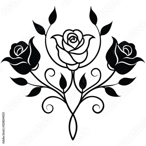 Ornate Vector Design for Decorative Use