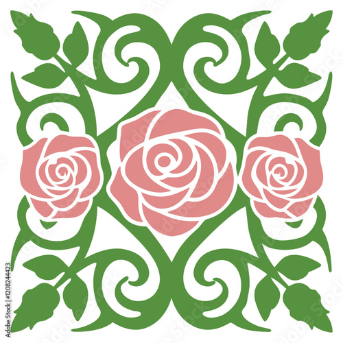 Ornate Vector Design for Decorative Use