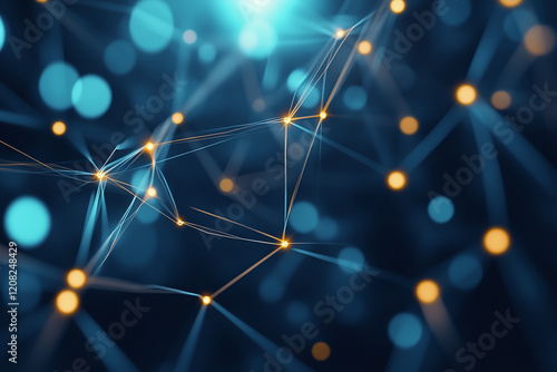 Global Network Map with Illuminated Digital Connections Highlighting International Communication, Cyber Technology, and Futuristic Data Visualization