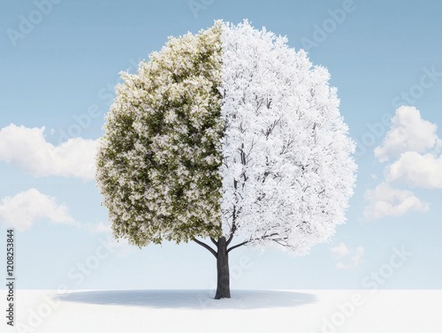 Winter to spring transition nature's thawing process outdoors documentary vibrant landscape wide angle seasonal change