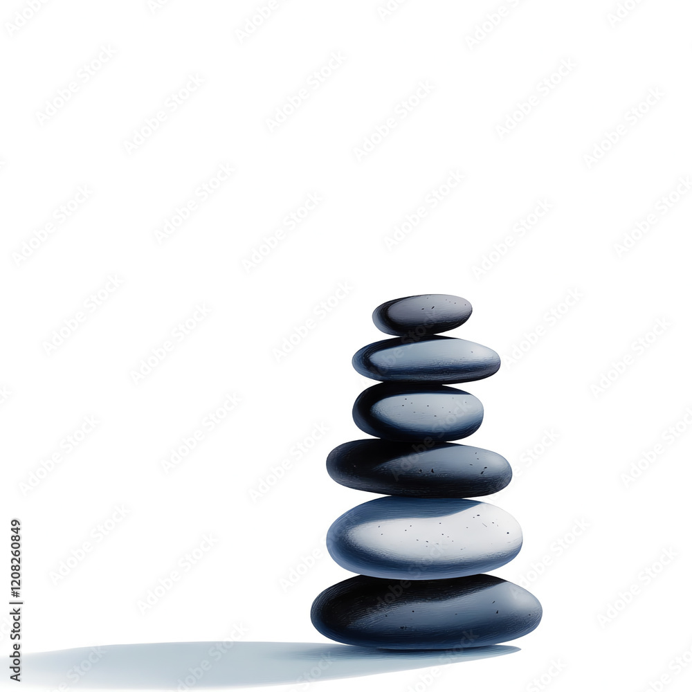 A serene stack of smooth stones symbolizing balance and tranquility, perfect for wellness and mindfulness concepts. A serene stack of smooth stones symbolizing balance and tranquility, perfect for wellness and mindfulness concepts.
