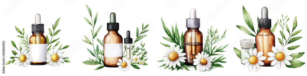 Natural Remedies with Bottles and Droppers Natural Remedies with Bottles and Droppers