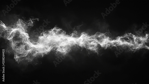 subtle stringy static electricity flowing in the dark